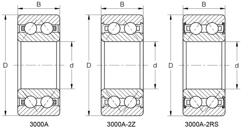 Angular Contact Ball Bearing 5200 Series