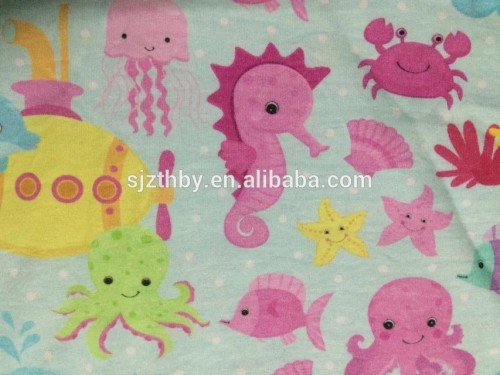 280cm custom printed cotton fabric for bedding