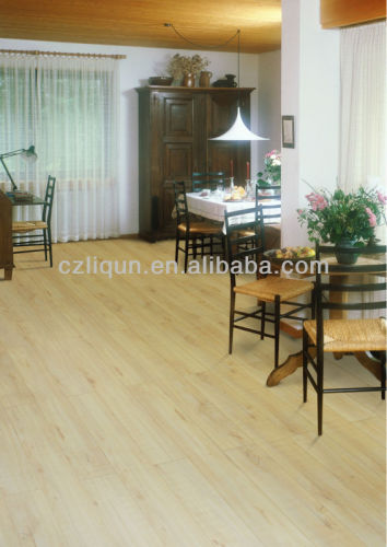 Cutting emboss waterproof laminate wooden flooring