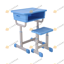 Height Adjustable School Desk and Chair Set