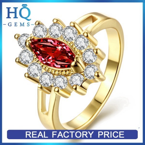 Low price stylish gold tin ring