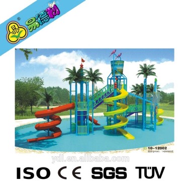 Water slides of fiberglass