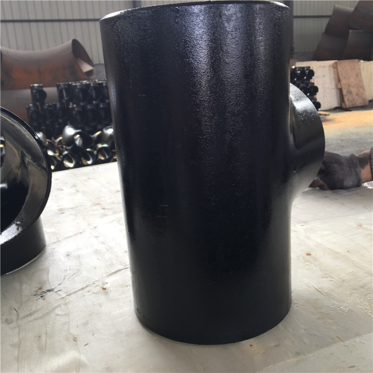 TEE black steel reducing Sch40BW pipe fittings