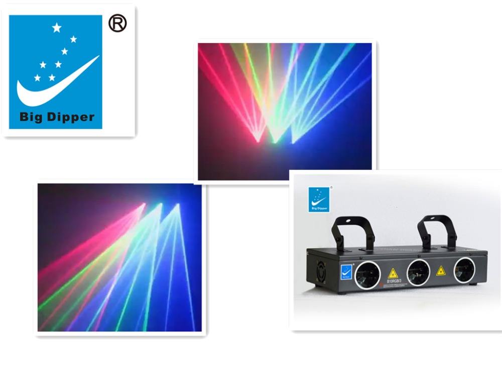 Big Dipper Betopper SevenStars three-eye lasers B102RGB/4   for mobile dj gigs Xmas birthday party bar club and musical live sh