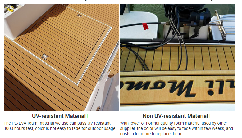 Faux Teak Boot Bodenbelag faux teak boat flooring