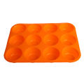 12 holtes Cake Muffin Tray FDA LFGB Siliconen Grade