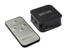 SPDIF Toslink Optical Digital Audio Splitter 3x1