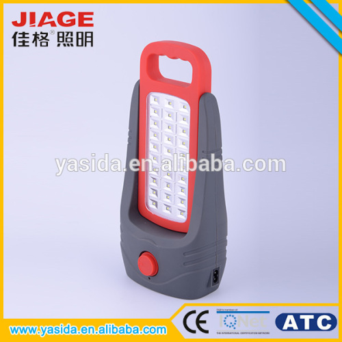 Portable rechargeable led emergency light with USB port