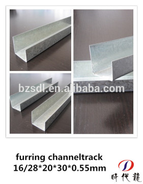 galvanized steel furring channel wall track
