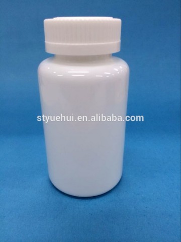 200cc PET white pill bottle/plastic medicine bottle/plastic pill jar China supplier