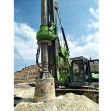 Max Torque 125kN Foundation Pile Driver and Borehole Rotary Drilling Rig Machine with Quality Guarantee