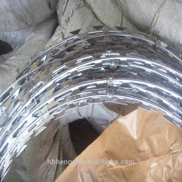 Outside diameter 450mm barbed wire/razor barbed wire