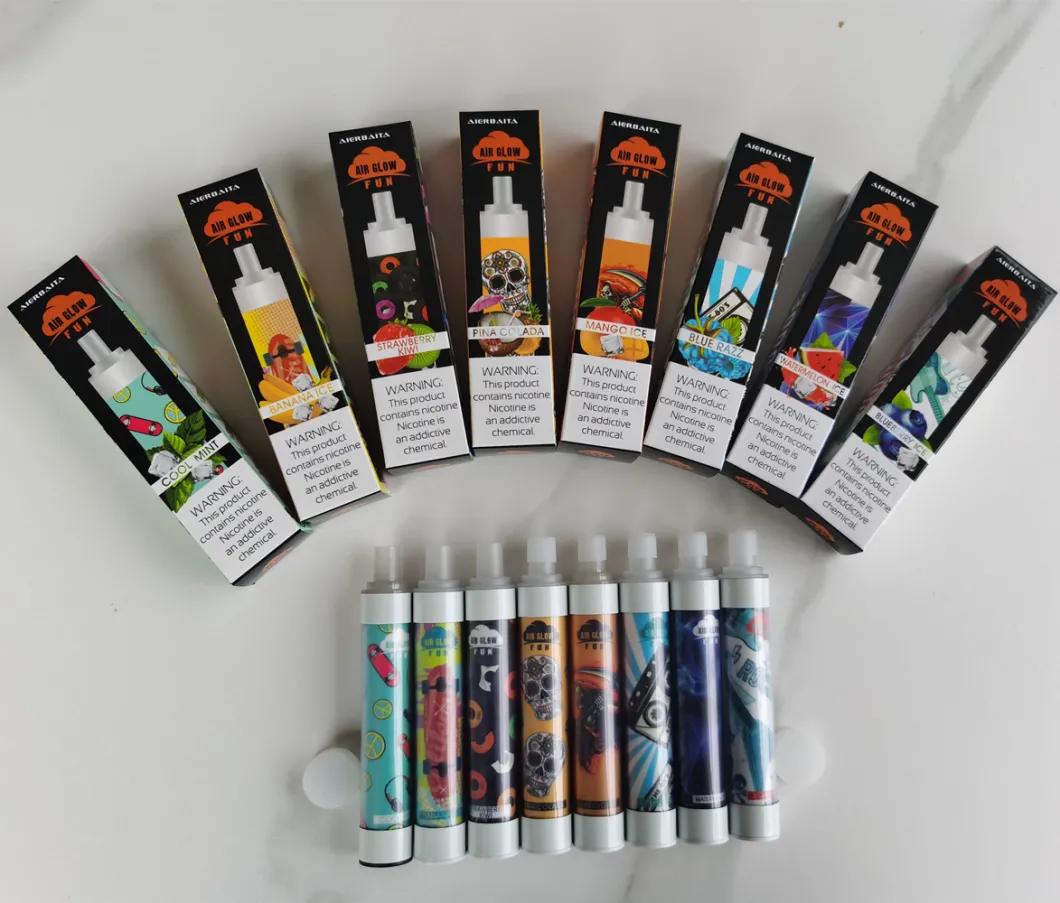 Customized Electronic Cigarette Glow Vape 3000 Puffs Rechargeable Vape Pen