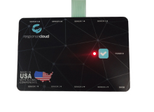 Custom polycarbonate membrane switch led