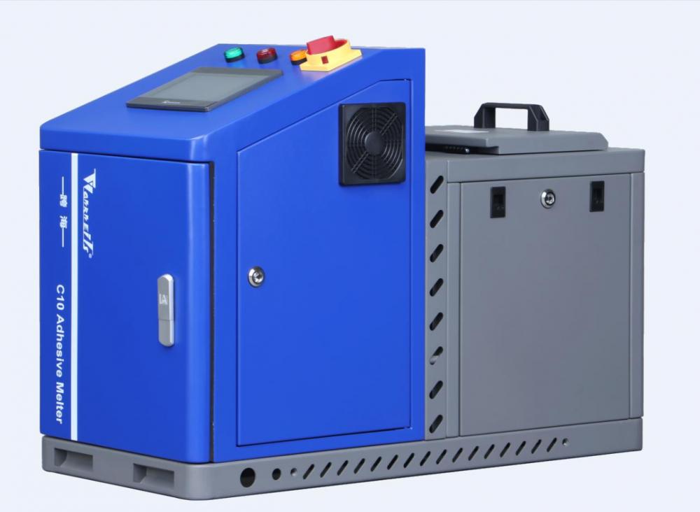 Intelligent temperature hot melt machine