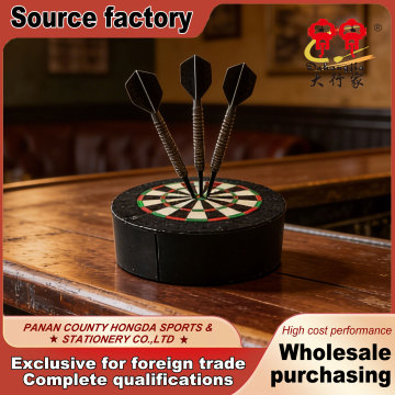 Classic Sisal Dartboard and Dart Dock Set