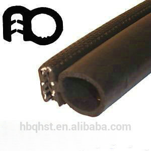 Car door composite material seal strip