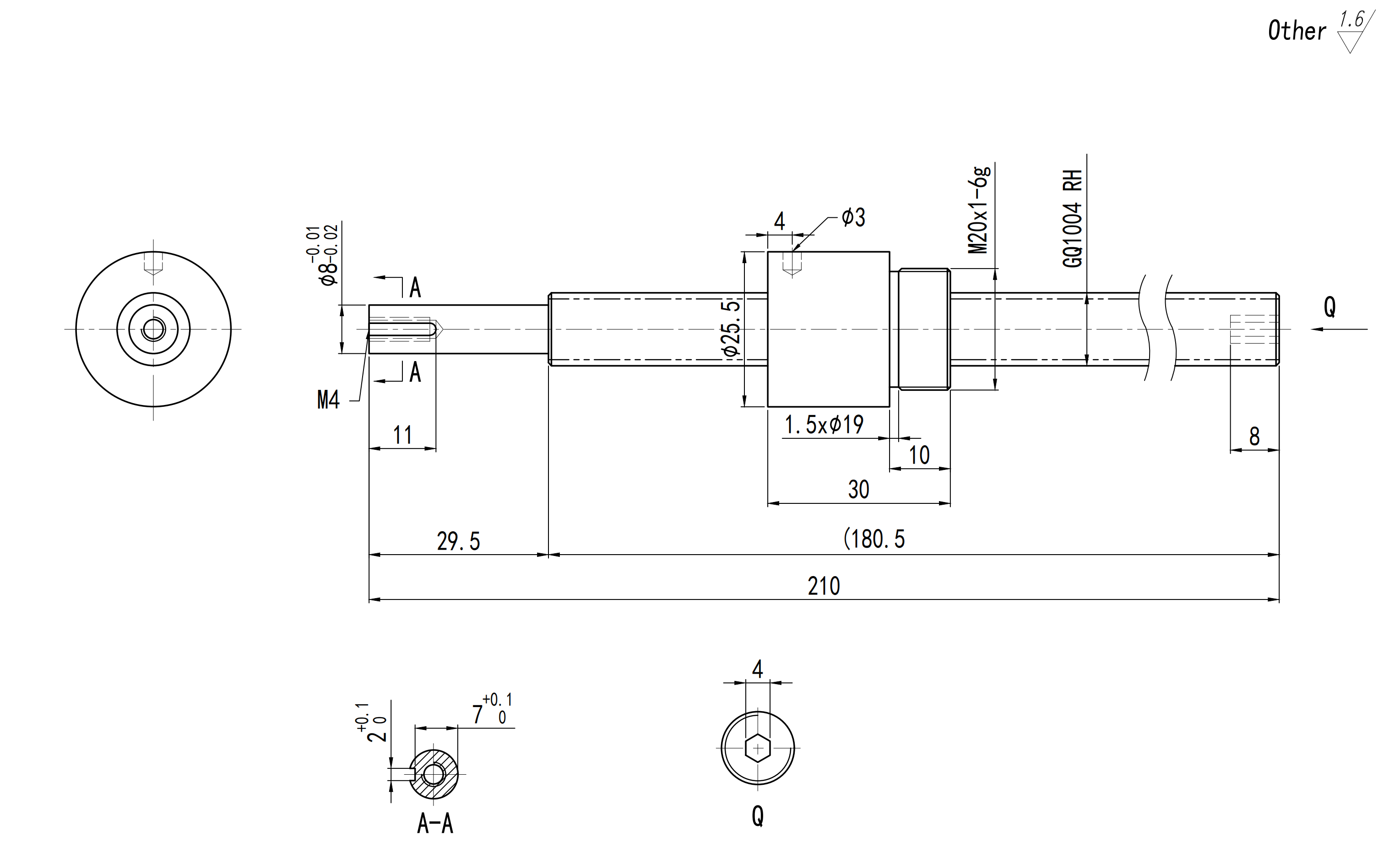 medical equipment ball screw