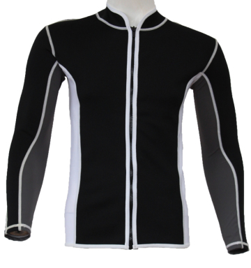 2mm long sleeve surf tops wetsuit jacket for men