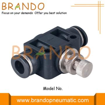 Air Cylinder Pneumatic Flow Control Valve 1/4'' 3/8''