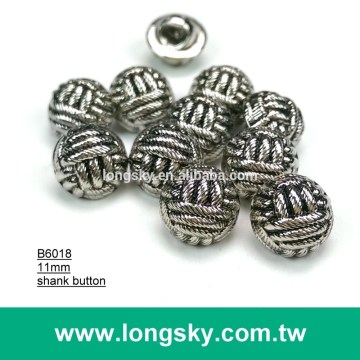 (#B6018/11mm) anthentic plated plastic knot type small buttons for dress