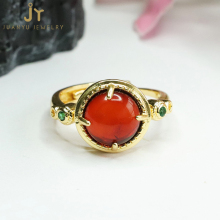 Wholesale High Quality Natural Amber & Precious Stone Gemstone Rings