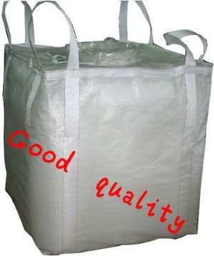 Heavy duty cylinder ton bag with fully belted loop