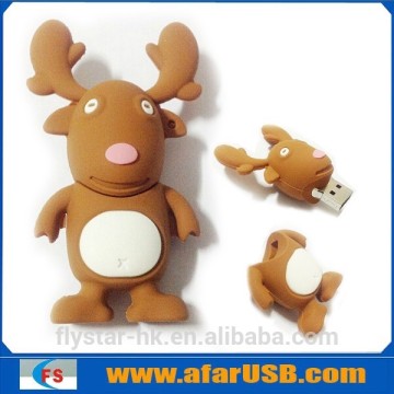 Funny Animal USB Cartoon Character USB Monkey/Deer/princess USB