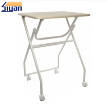 Used computer desk with storage wooden tops