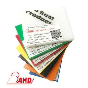 Foglio HDPE resistente all&#39;usura a bassa temperatura