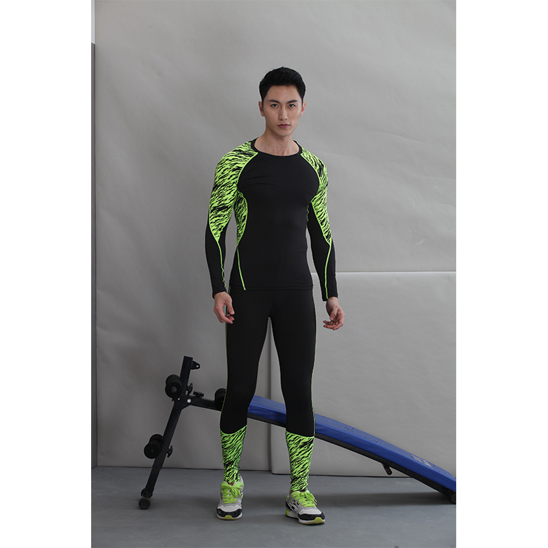 Lidong Custom Fitness Cool Men Workout Γυμναστήριο ρούχα σφιχτά συμπίεση T πουκάμισο