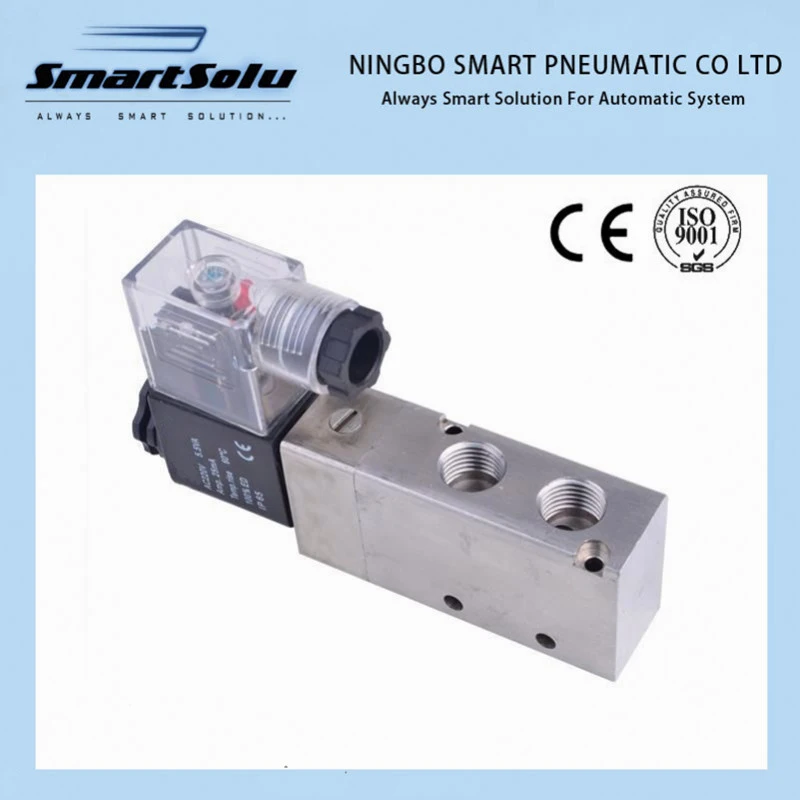 5/2, Single-Head, Pipe Joint Bore 1/4, Ssv Series Stainless Steel Solenoid Valve