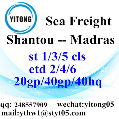 Shantou Logistics Services to Madras