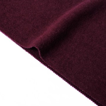 Angora Red Woven Double Faced Fabric