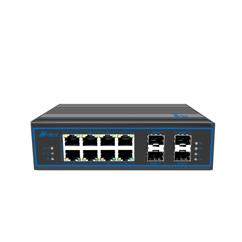 12-port full gigabit managed Industrial None-PoE switch