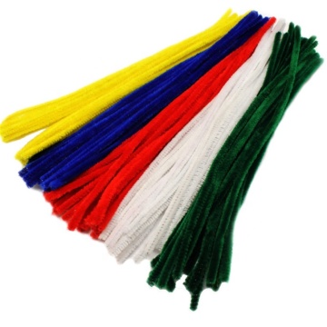6x300mm Craft Chenille Stems for DIY Educational Toys and Jumbo Loopy Curly Stems