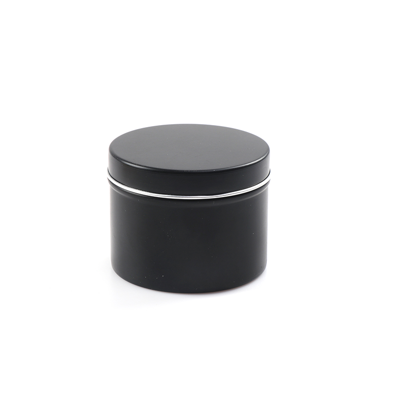 Black Aluminum Tin