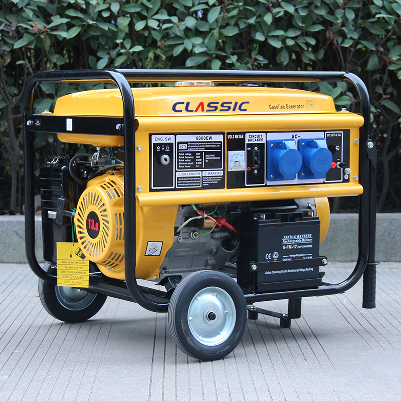 BS7500 BISON China Taizhou Home Power Standby Cooper wire Key Start 110v 6KW generator prices