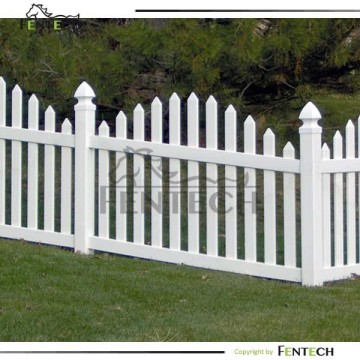 UV Resisitance Cheap Traditional White Fencing Pickets