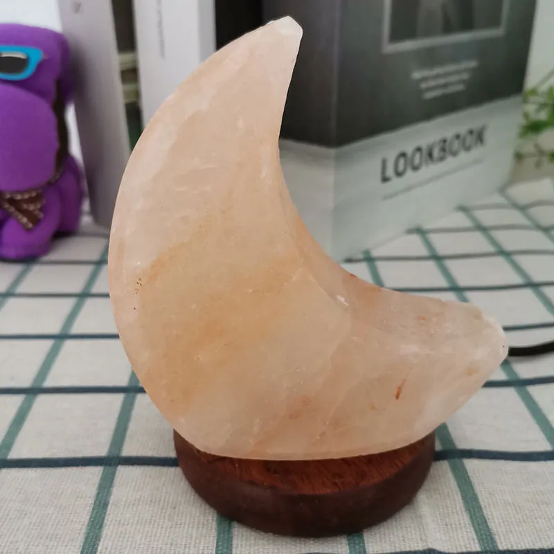 Wholesale Himalayan Salt Lamp with LED Lights for Home Decoration