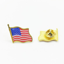Custom Epoxy Metal USA National Lapel Pin