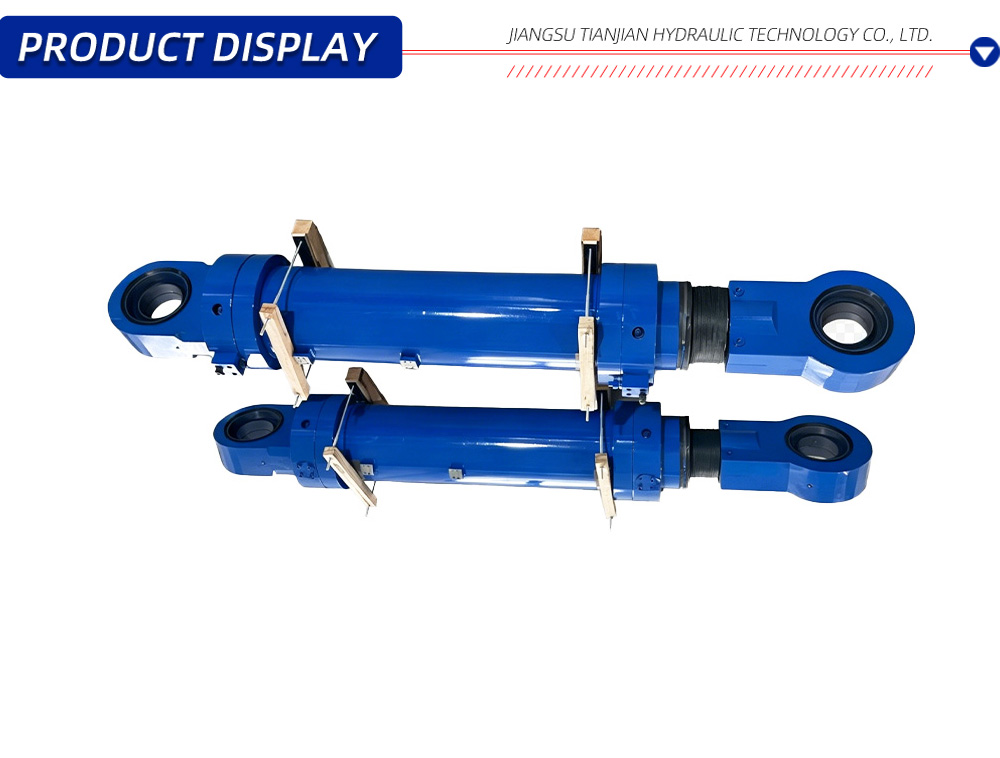 Cilindro de pistón hidráulico montado en brida X Flange Mounted Hydraulic Piston Cylinder X