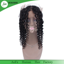 Double Drawn Malaysian Human Hair Swiss 360 Frontals