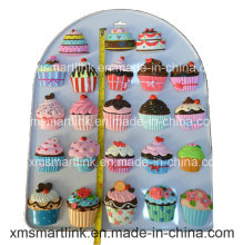 Handicraft Polyresin Cupcake Refrigerator Magnet