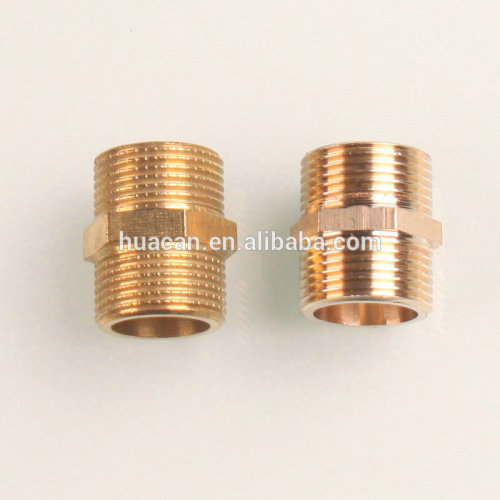 brass long brass male hex nipple