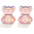 3D AB bunte Gummibärchen Harz Cabochon Flatback Tier Bright Bear Charms für DIY Home Craft Ohrring Anhänger Schmuckherstellung