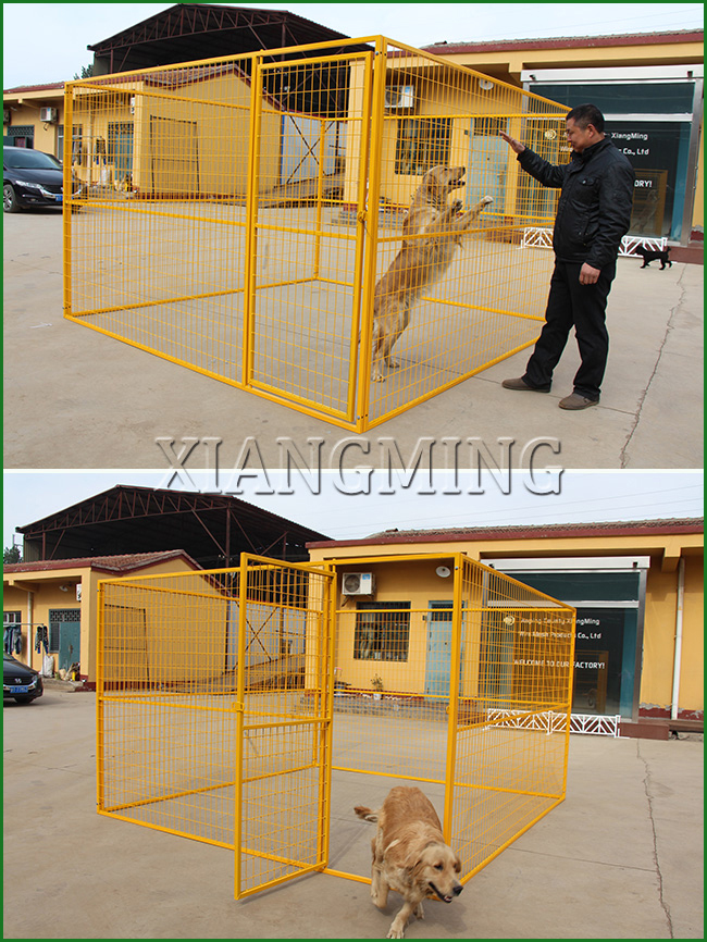 2021 Hot Sale Quality Galvanized Powder Coated Outdoor Dog Pen Dog Kennel(XMM-DK0)