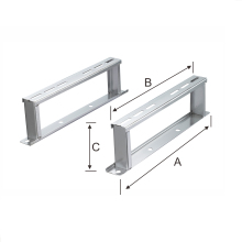 Stainless Steel HVAC Wall Mount AC Bracket for Outdoor Use