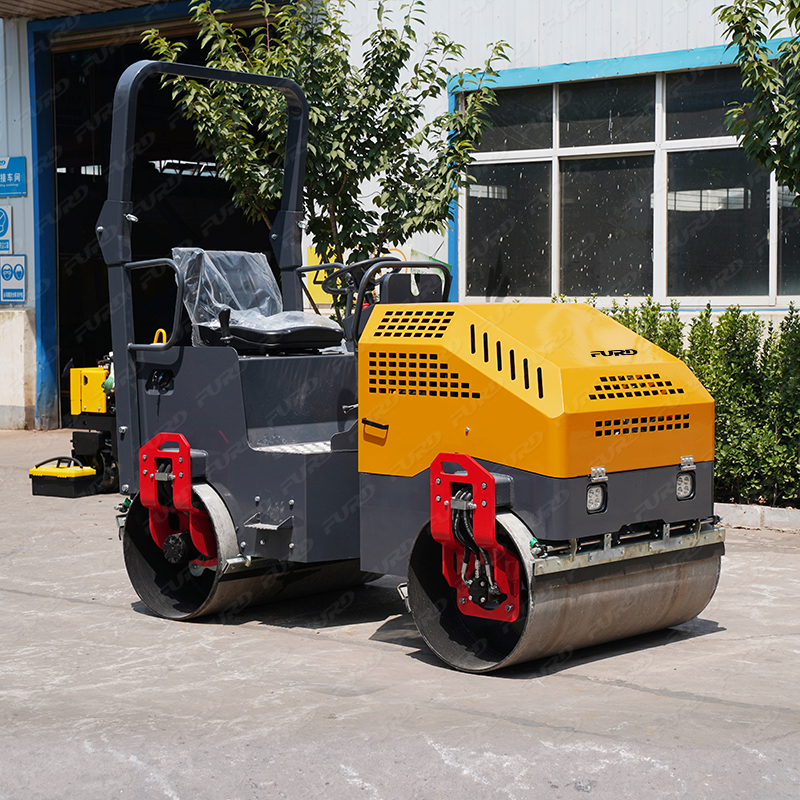 Rendimiento confiable 2500 kg Inicio eléctrico Avanzado Asphalt Road Roller