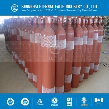 High Pressure Medical N2O Gas Cylinder Stainless Steel Cylinder Oxygen Steel Cylinder